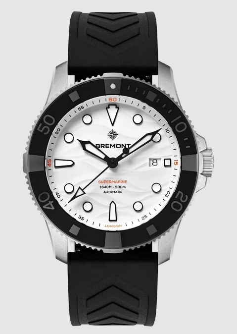 Best Bremont Supermarine 500m POLAR WHITE SM43-DT-SS-WH-R-S Replica Watch